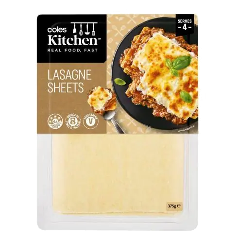 Pasta Lasagne Sheets