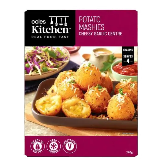 Potato Mashies With Cheesy Garlic Centre