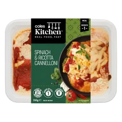 Spinach & Ricotta Cannelloni