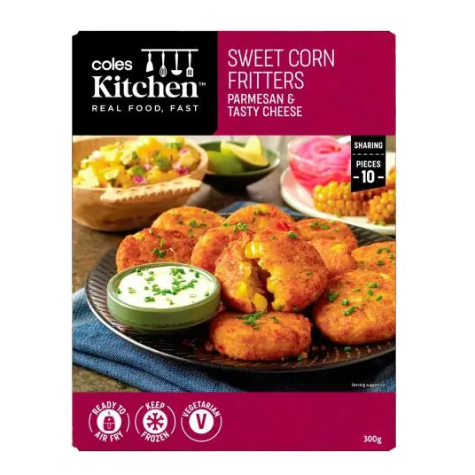 Kitchen Sweet Corn Fritters 10 Pack
