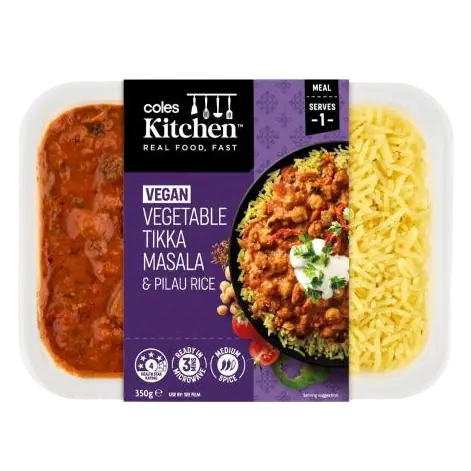 Vegan Vegetable Tikka Masala & Rice
