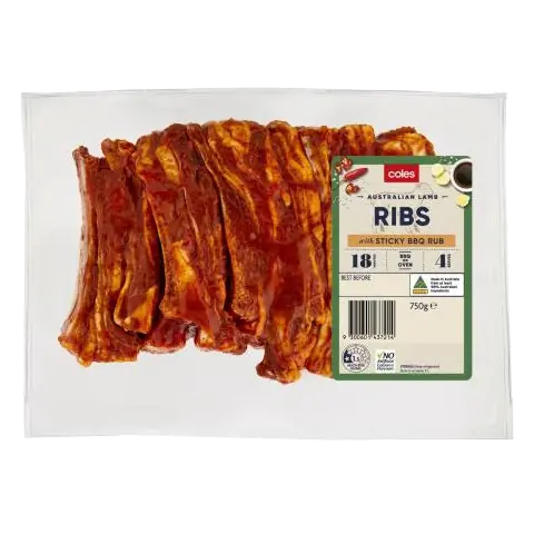Lamb Ribs With Sticky BBQ Rub