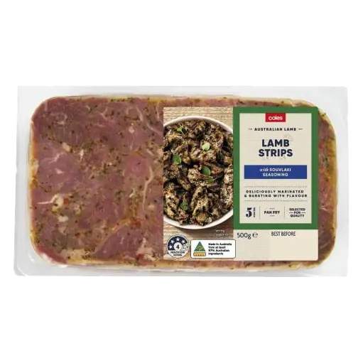Lamb Strips With Souvlaki Seasoning