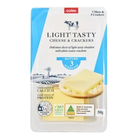 Light Cheese & Crackers