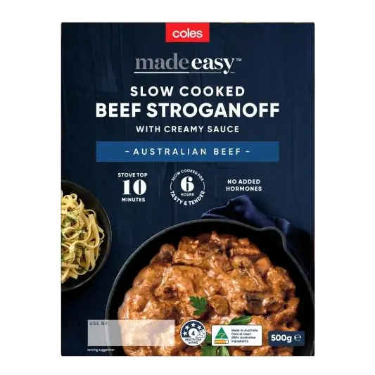 Beef Stroganoff With Creamy Sauce