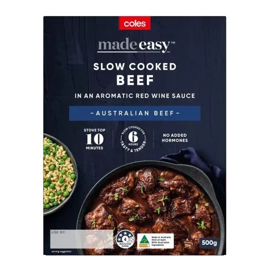 Slow Cooked Beef In Red Wine Sauce
