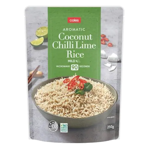 Microwave Rice Pouch Coconut Chilli Lime