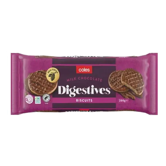 Milk Chocolate Digestive Biscuits