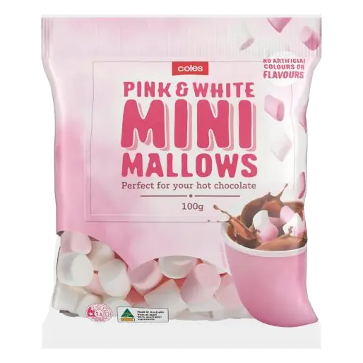 Mini Marshmallows Pink & White