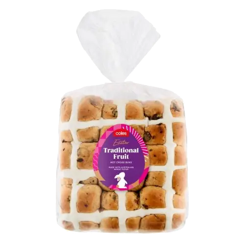 Mini Traditional Fruit Hot Cross Buns