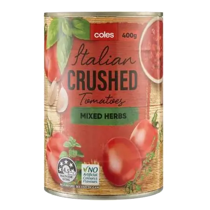 Mixed Herb Crushed Tomatoes