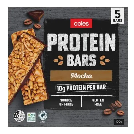 Mocha Protein Bars 5 Pack