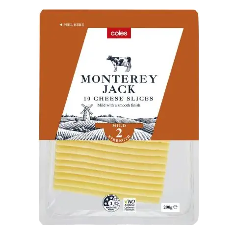 Monterey Jack Cheese Slices