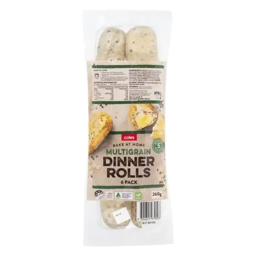 Multigrain Dinner Rolls 6 Pack