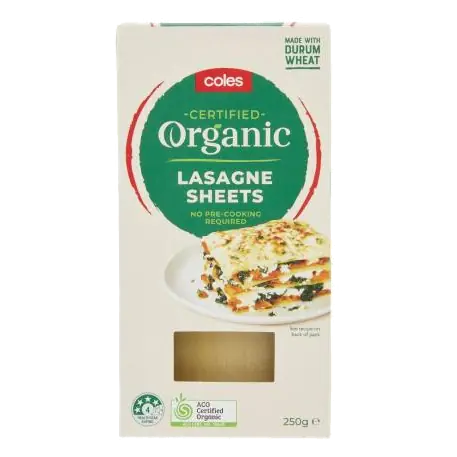 Organic Lasagne Sheets