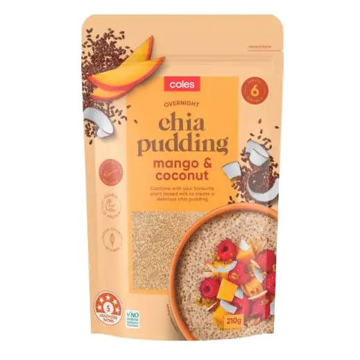Overnight Chia Pudding Mango & Coconut