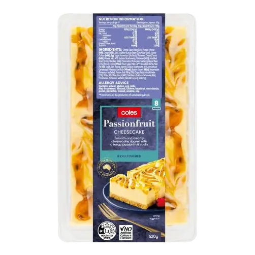 Passionfruit Cheesecake Bar
