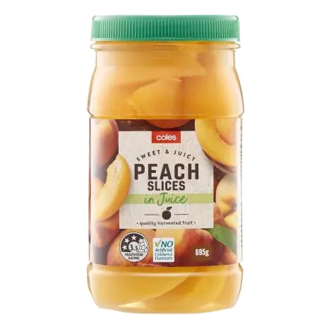 Peach Slice In Pear Fruit Juice