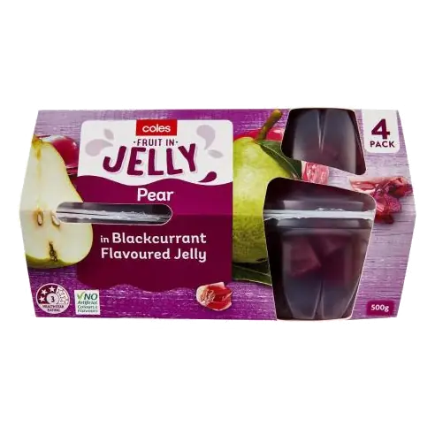 Pears In Blackcurrant Jelly 4 Pack
