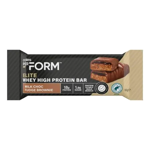 Perform Elite Whey High Protein Bar Milk Chocolate Fudge Brownie