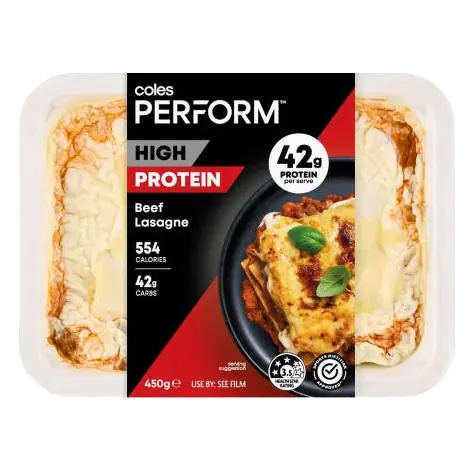 Perform High Protein Beef Lasagne