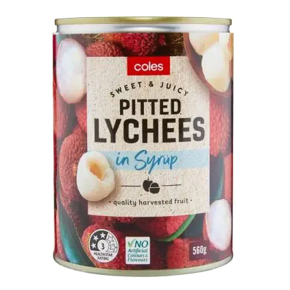 Pitted Lychees In Syrup