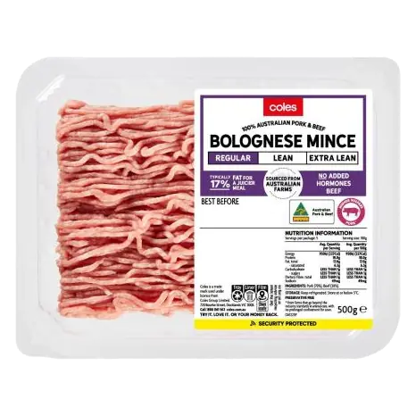 Pork & Beef 3 Star Regular Mince Bolognese