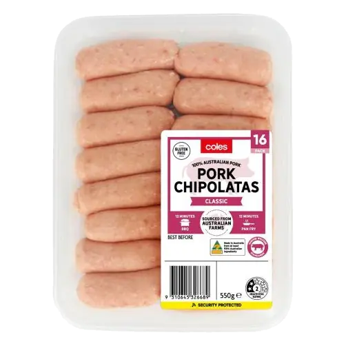 Pork Chipolatas
