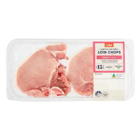 Pork Loin Chops Lightly Marinated