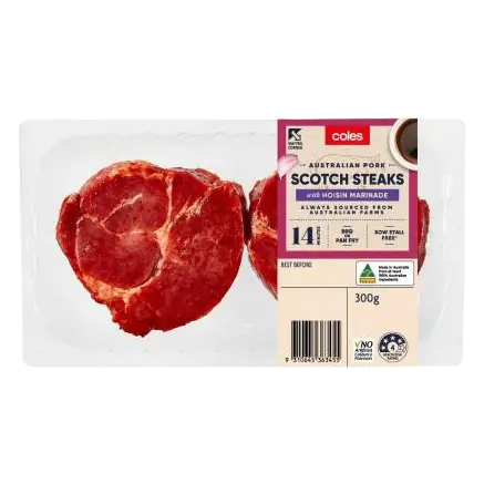 Pork Scotch Steaks With Hoisin