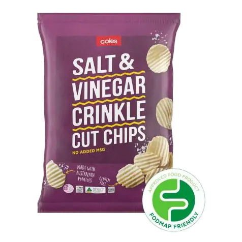 Potato Chips Crinkle Cut Salt & Vinegar
