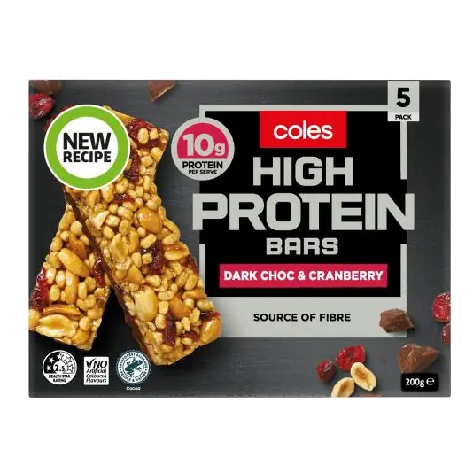 Protein Bar Dark Choc & Cranberry 5 Pack