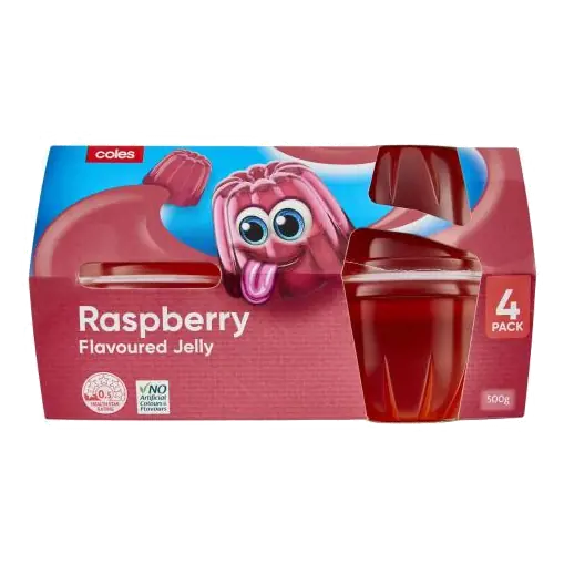 Raspberry Jelly Cups 4 Pack
