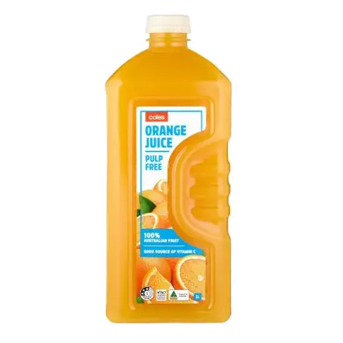 Red Tab Fresh Pulp Free Orange Juice