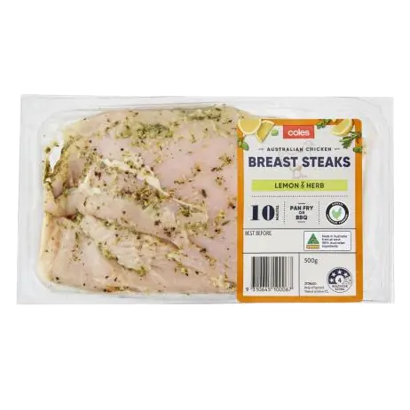 RSPCA Approved Lemon & Herb Chicken Breast Steaks