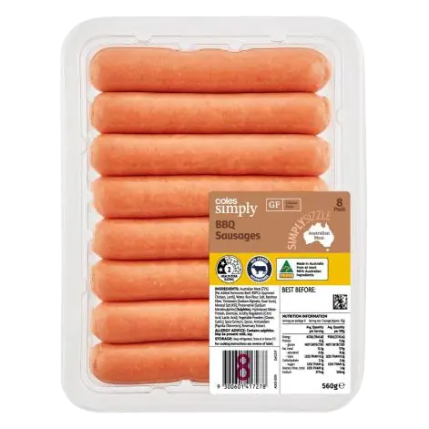 BBQ Sausages 8 Pack