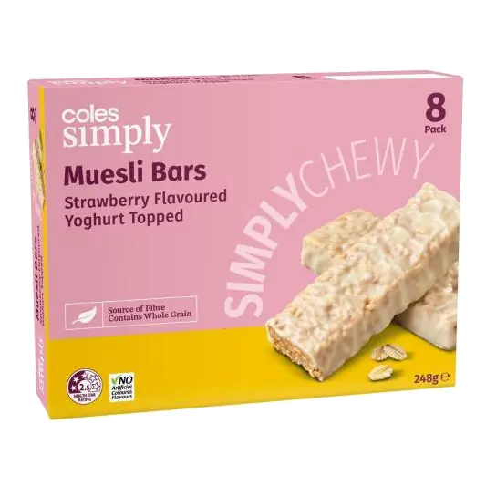 Muesli Bar Strawberry And Yoghurt 8 Pack