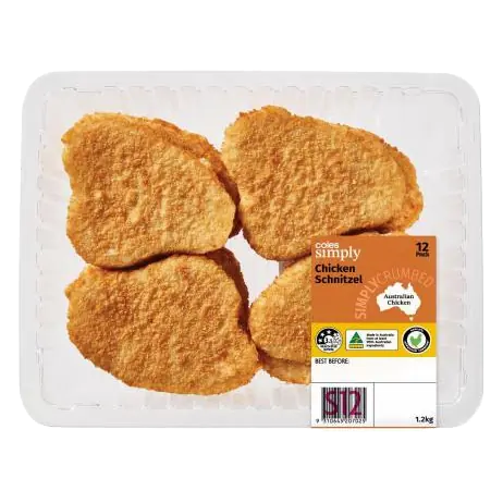 RSPCA Approved Chicken Schnitzel Plain Crumb