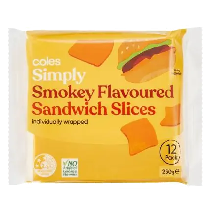 Smokey Flavoured Sandwich Slices 12 Pack
