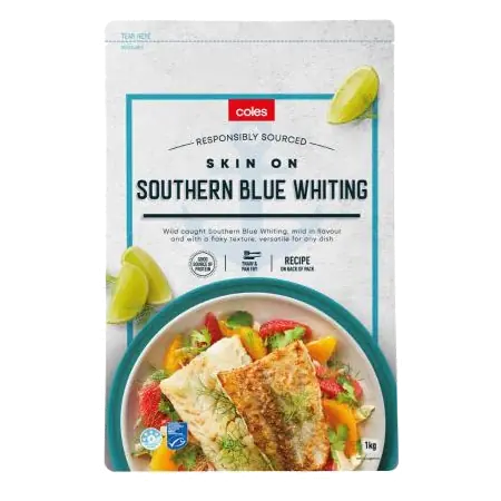 Skin On Southern Blue Whiting Fillets