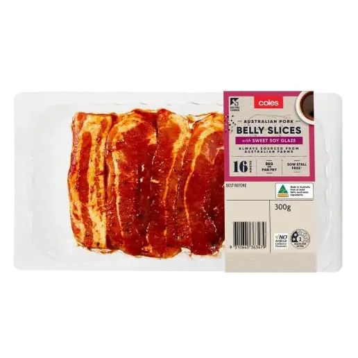 Sliced Pork Belly With Sweet Soy Glaze