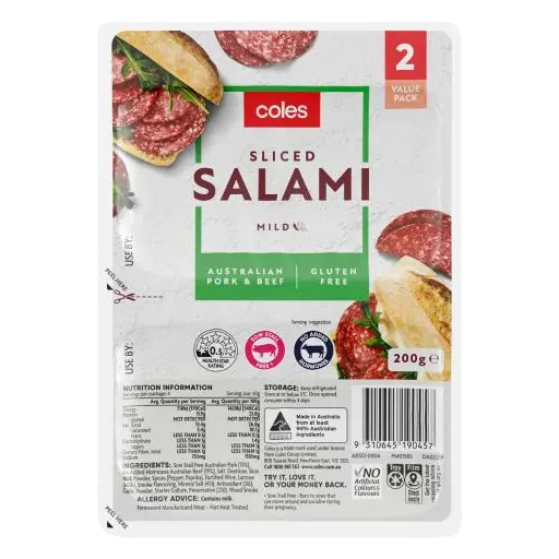 Sliced Salami Mild