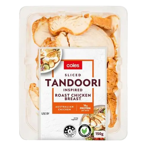 Sliced Tandoori Inspired Roast Chicken Breast