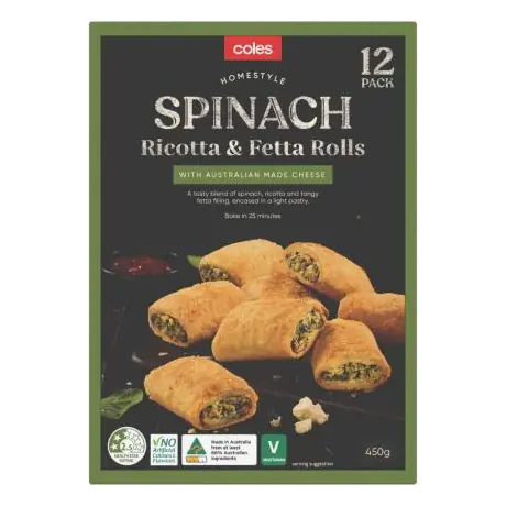 Spinach Feta & Ricotta Roll