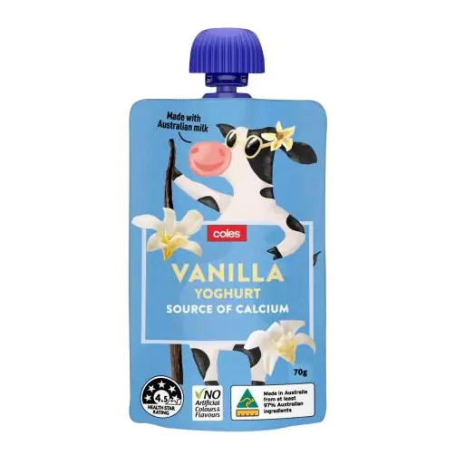 Squeezie Vanilla Yoghurt Pouch