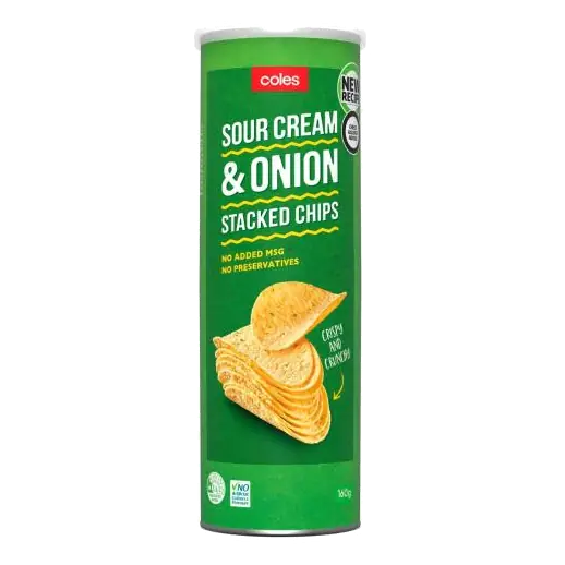 Stacked Chips Sour Cream & Onion