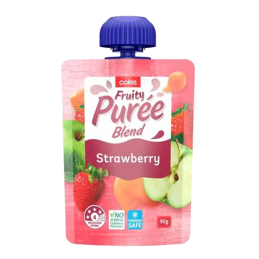 Strawberry Fruit Puree Blend Pouch