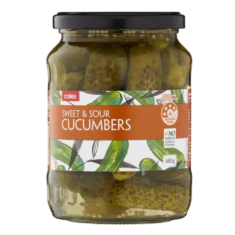 Sweet & Sour Cucumbers