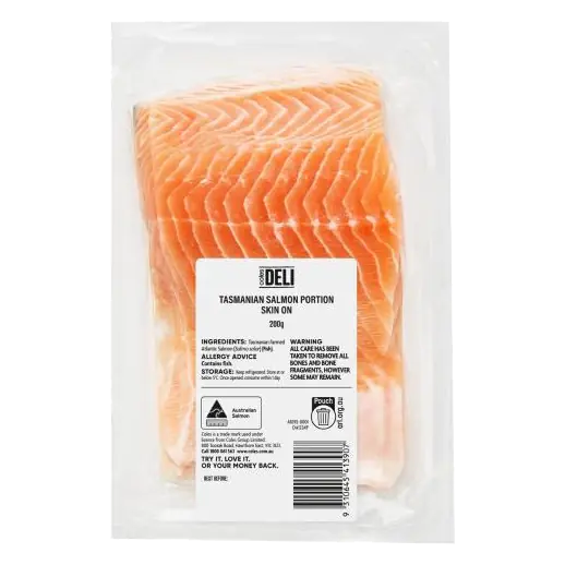 Tasmanian Salmon Portion Skin On
