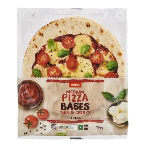 Thin & Crispy Medium Pizza Bases 9inch